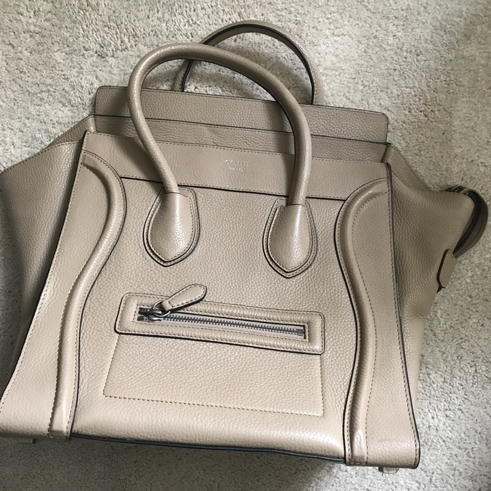 Celine mini luggage bag